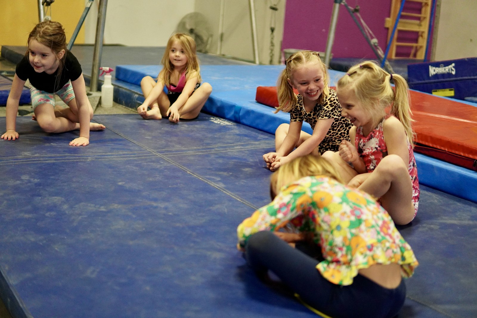 Children taking part in active agility and movement drills